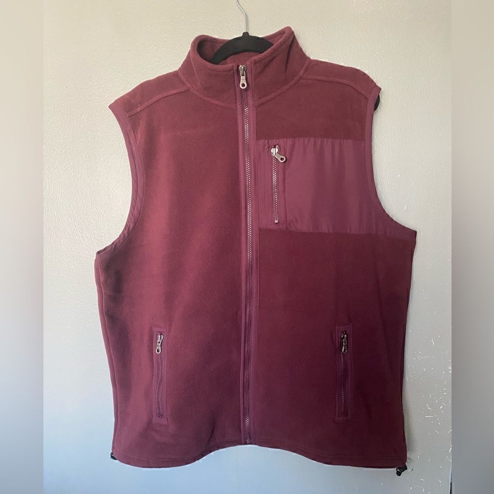 Croft & Barrow Men Vest full zipper size large